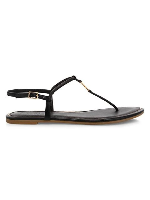 商品Tory Burch|Emmy Leather Thong Sandals,价格¥1474,第1张图片