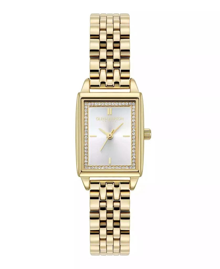商品Olivia Burton|Women's Quartz Gold-Tone Stainless Steel Bracelet Watch 25.5mm x 20.5mm,价格¥1444,第1张图片