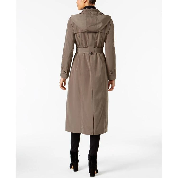 商品London Fog|Hooded Belted Maxi Trench Coat,价格¥1272,第2张图片详细描述