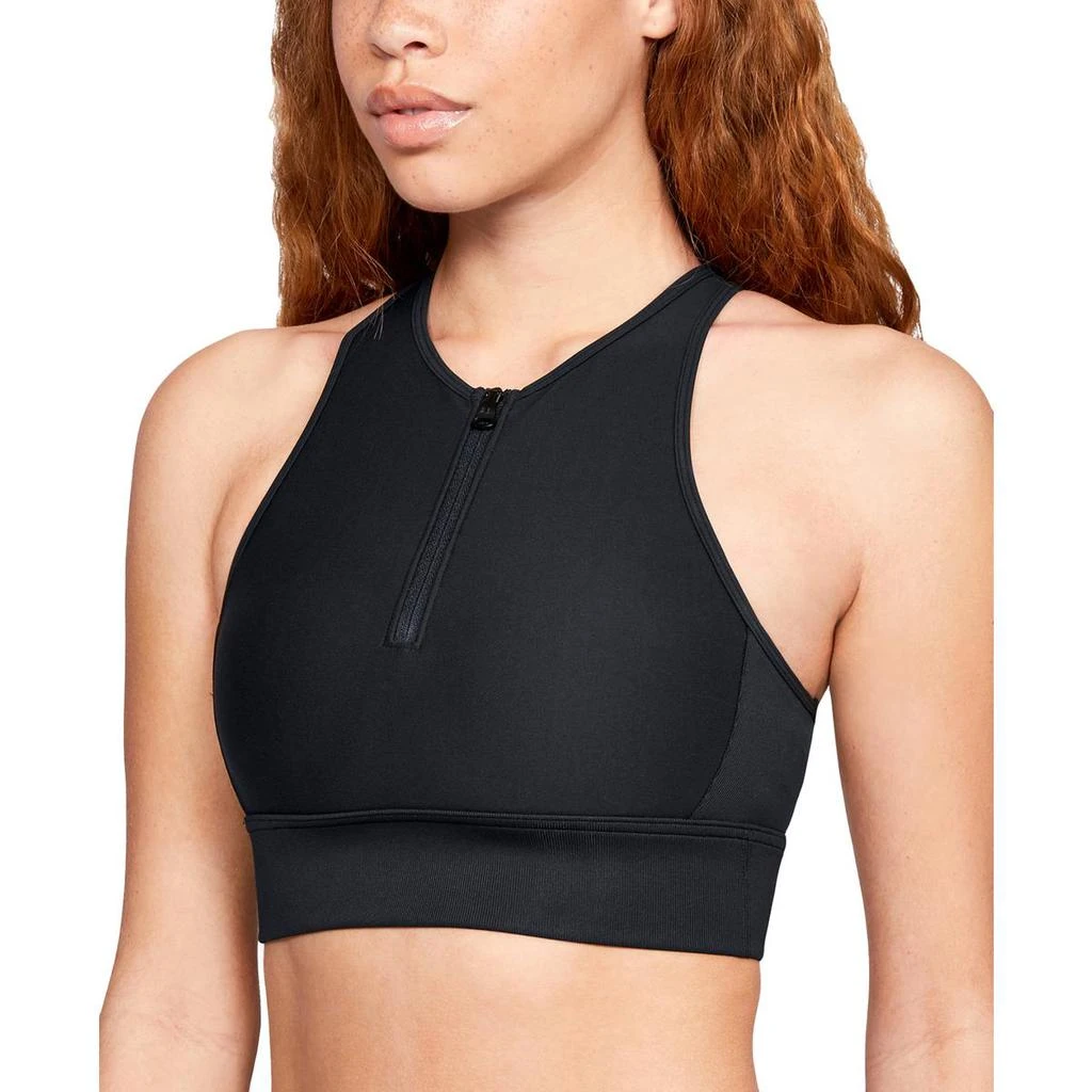 商品Under Armour|Under Armour Vanish Women's Zip Front Medium Impact Activewear Sports Bra,价格¥130,第1张图片