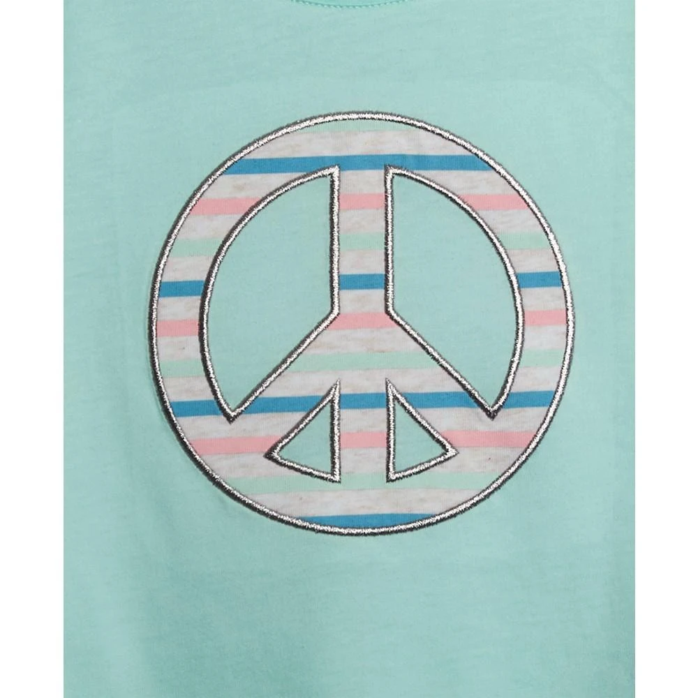 商品Epic Threads|Little Girls Peace Graphic T-shirt, Created For Macy's,价格¥61,第3张图片详细描述