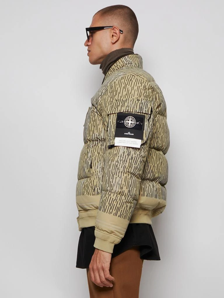 商品Stone Island|Real Down Blouson Jacket Natural Beige Print,价格¥5812,第4张图片详细描述