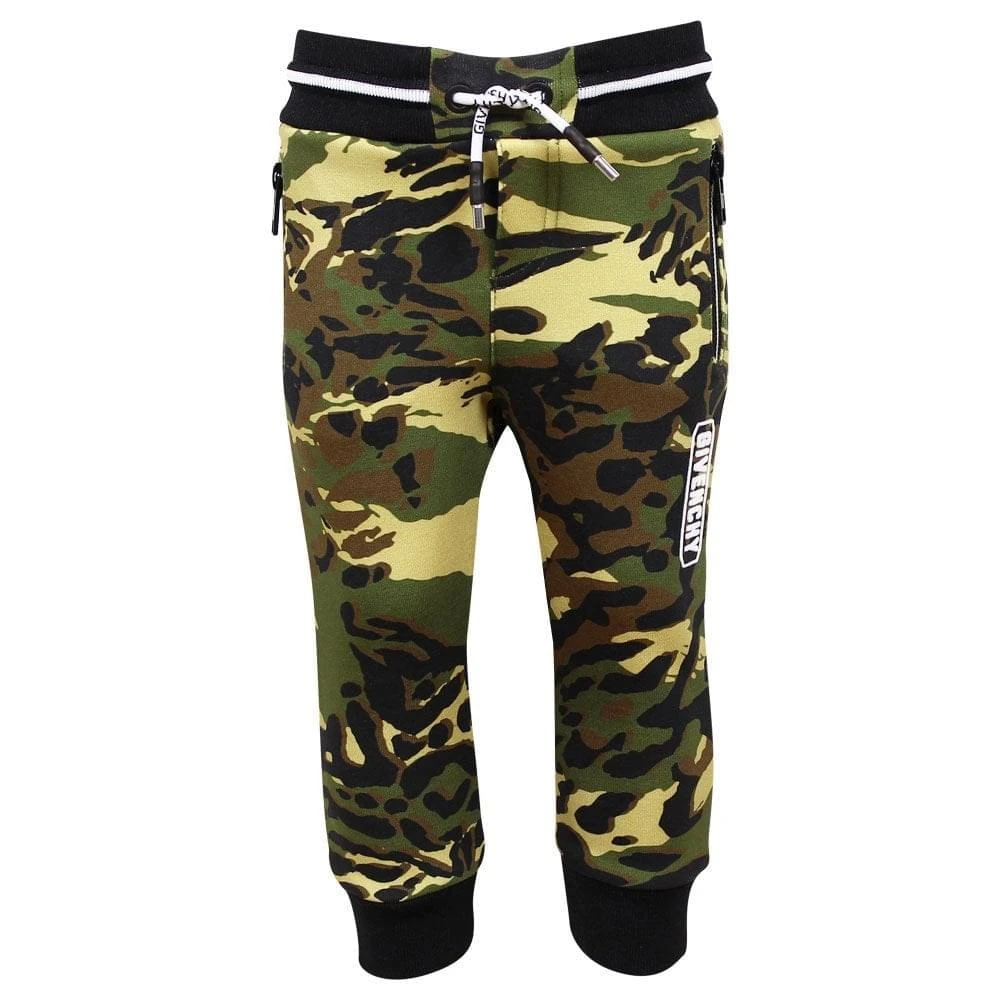 商品Givenchy|Baby Camo Jogging Bottoms Khaki,价格¥678,第1张图片