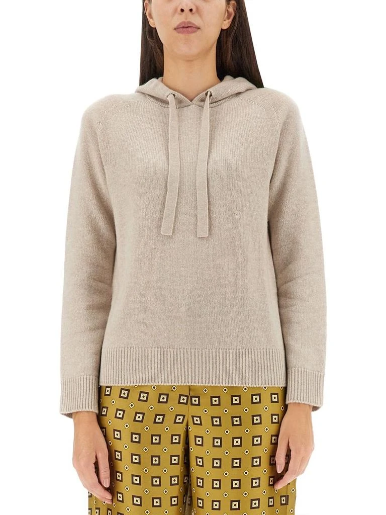 商品Max Mara|'S Max Mara Drawstring Knitted Hoodie,价格¥3555,第1张图片