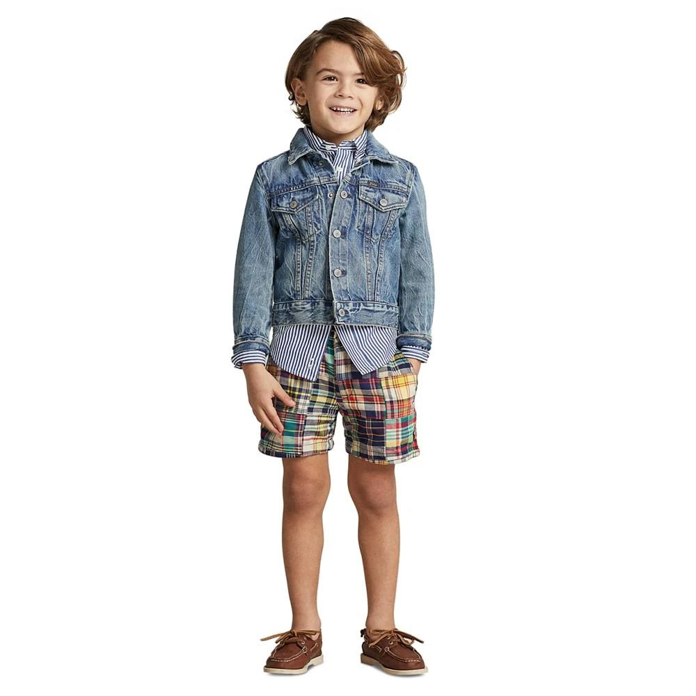 商品Ralph Lauren|Little Boys Denim Trucker Jacket,价格¥272,第3张图片详细描述