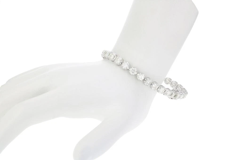 商品Vir Jewels|3 cttw SI2-I1 Certified Diamond Bracelet 18K White Gold H-I Tennis Round 7 Inch,价格¥23866,第2张图片详细描述