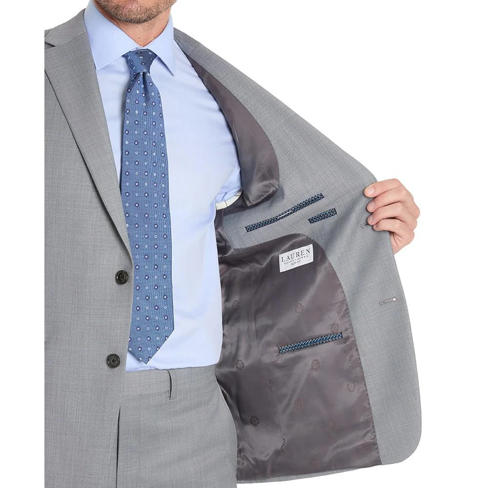 商品Ralph Lauren|Men's Slim-Fit Sharkskin Wool-Blend Suit Jacket,价格¥3364,第3张图片详细描述