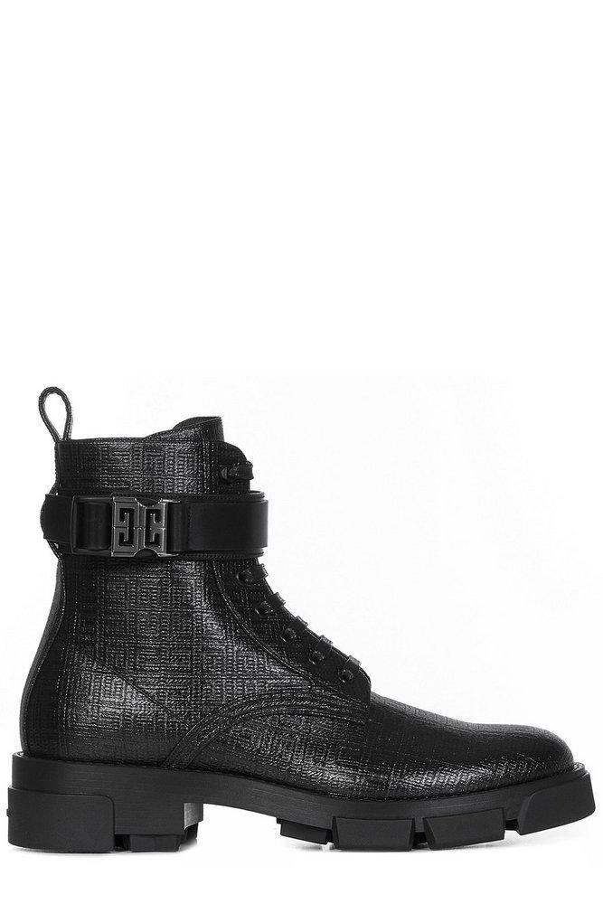 商品Givenchy|Givenchy Chunky Terra 4G Motif Combat Boots,价格¥5609,第1张图片