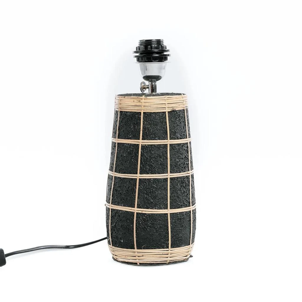 商品预计3周后发货 Bazar Bizar|La Lampe De Table Skiathos - Noir Naturel,价格¥1189,第4张图片详细描述