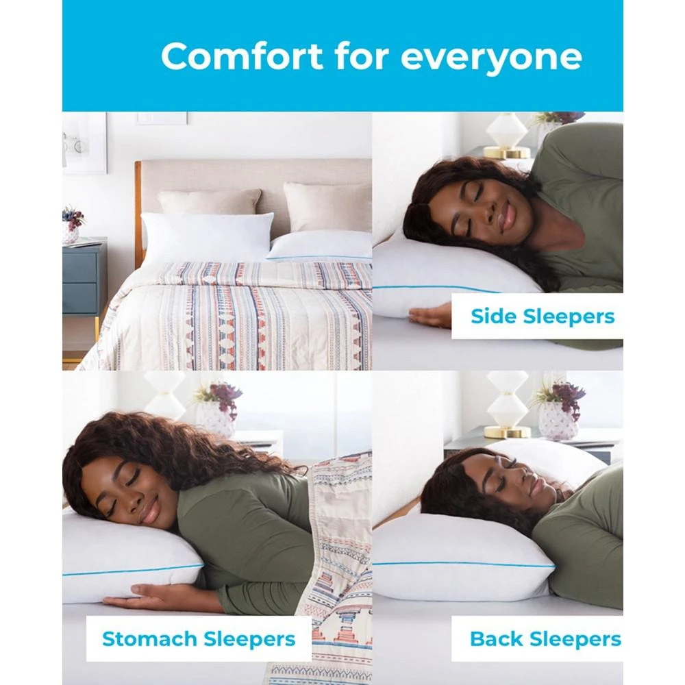 商品Linenspa|Shredded Memory Foam Pillow 2-Pack, Queen,价格¥246,第4张图片详细描述