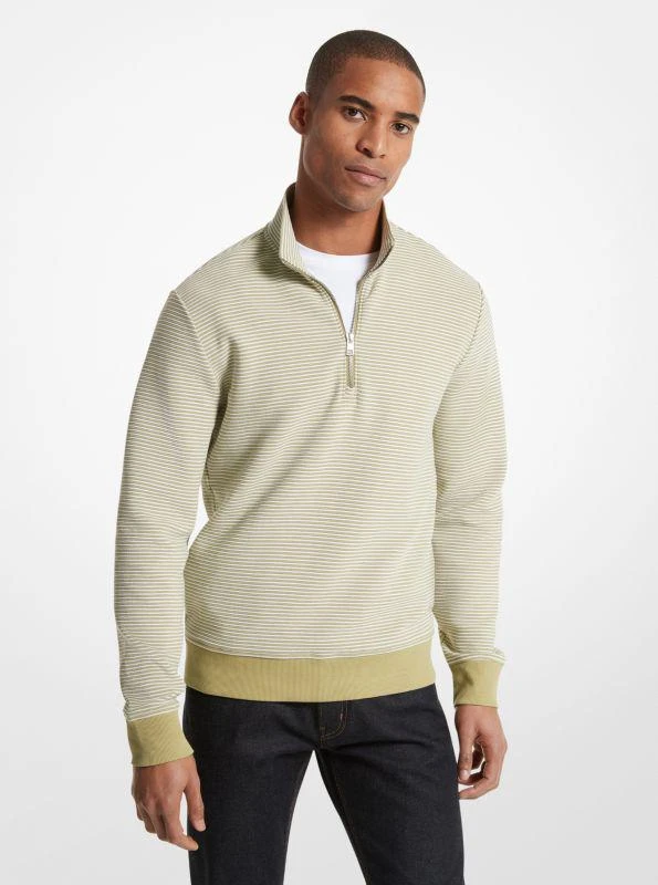 商品Michael Kors|Cotton Blend Half-Zip Sweater,价格¥518,第1张图片