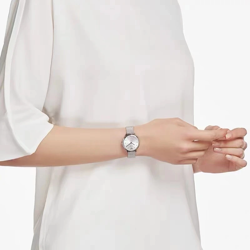 Armani阿玛尼满天星女士手表女款时尚镶钻编织钢带石英表AR11128 商品