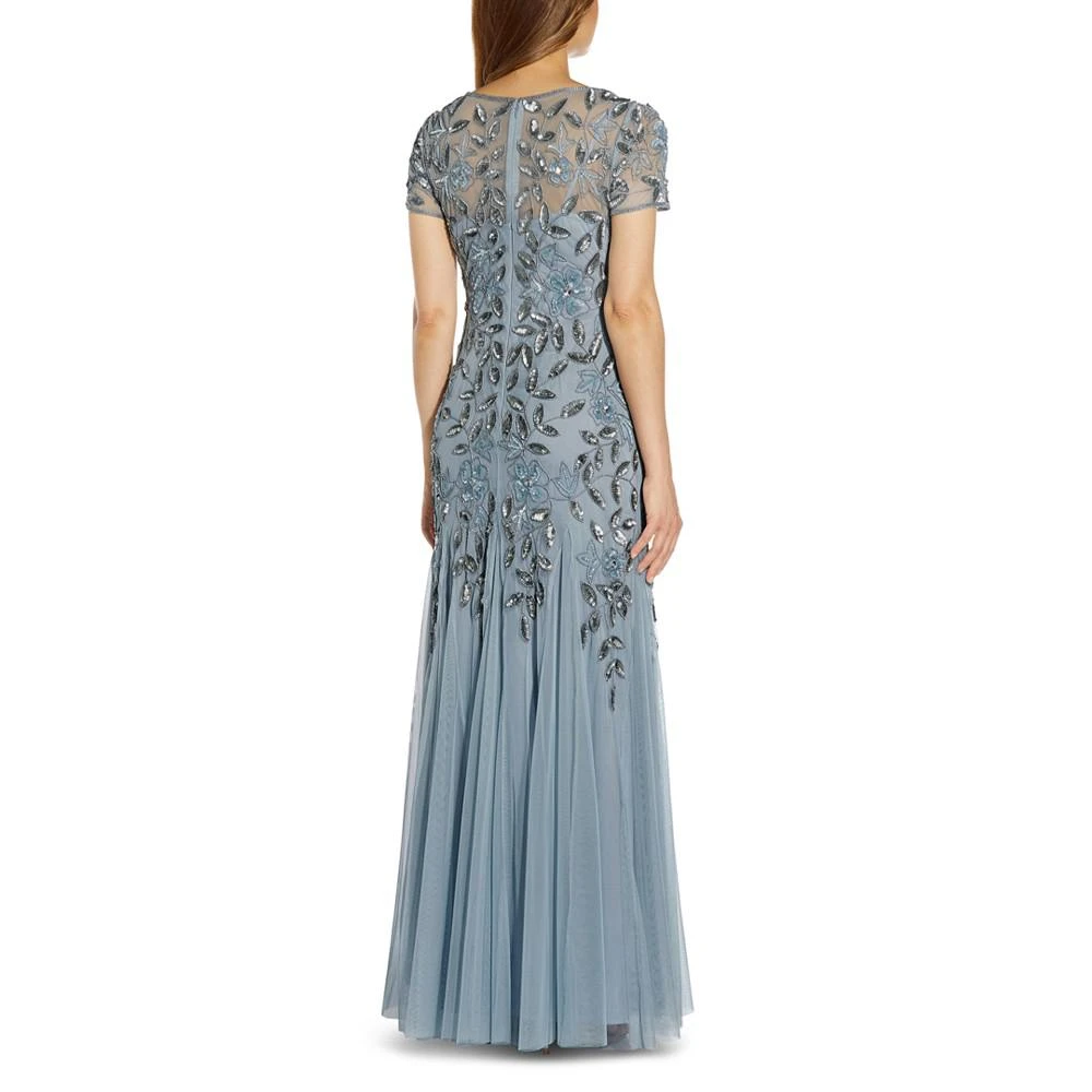 商品Adrianna Papell|Floral-Beaded Gown,价格¥2245,第2张图片详细描述