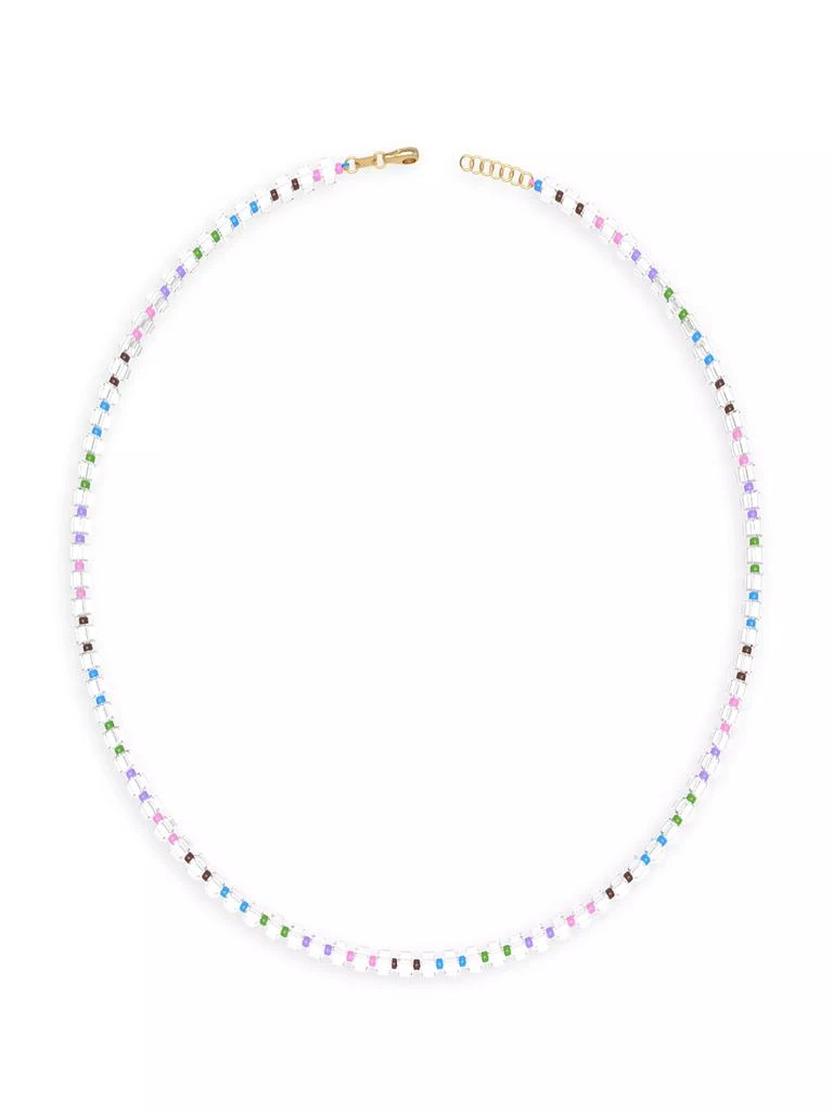 商品Bea Bongiasca|B Color Goldtone Silver, Rock Crystal, & Glass Long Beaded Necklace,价格¥8951,第1张图片