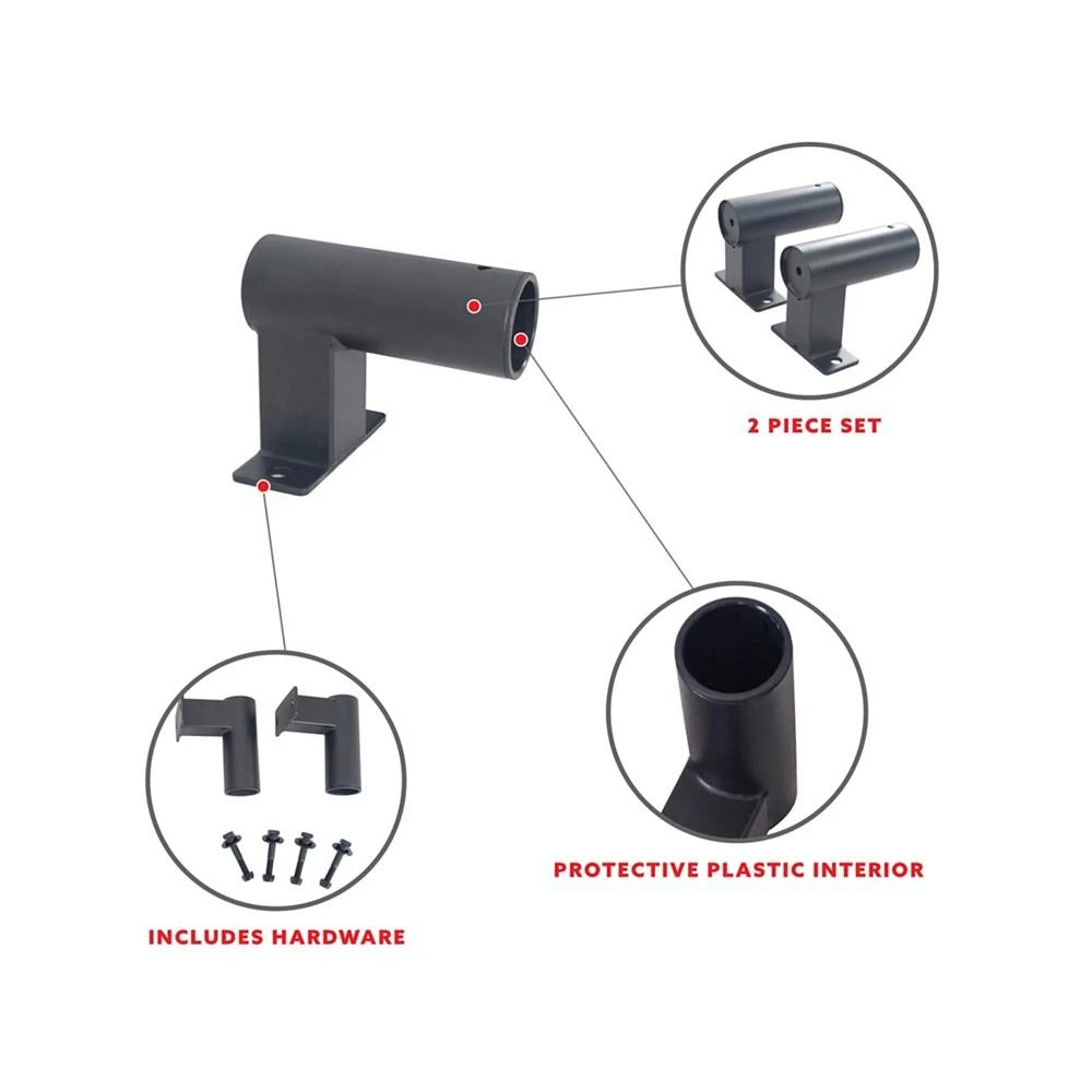 商品Sunny Health & Fitness|Bar Holder Attachment for Power Racks and Cages - SF-XFA003,价格¥350,第3张图片详细描述