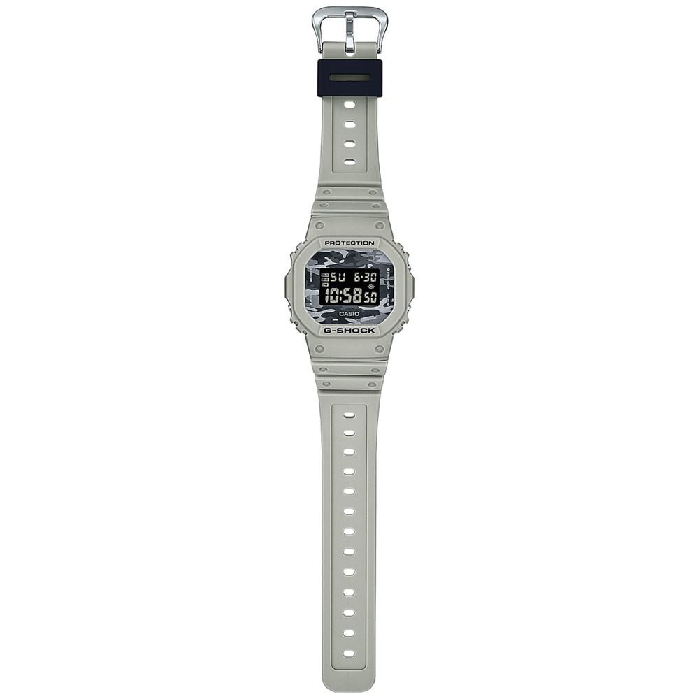 Men's Digital Khaki Resin Strap Watch 43mm DW5600CA-8商品第3张图片规格展示
