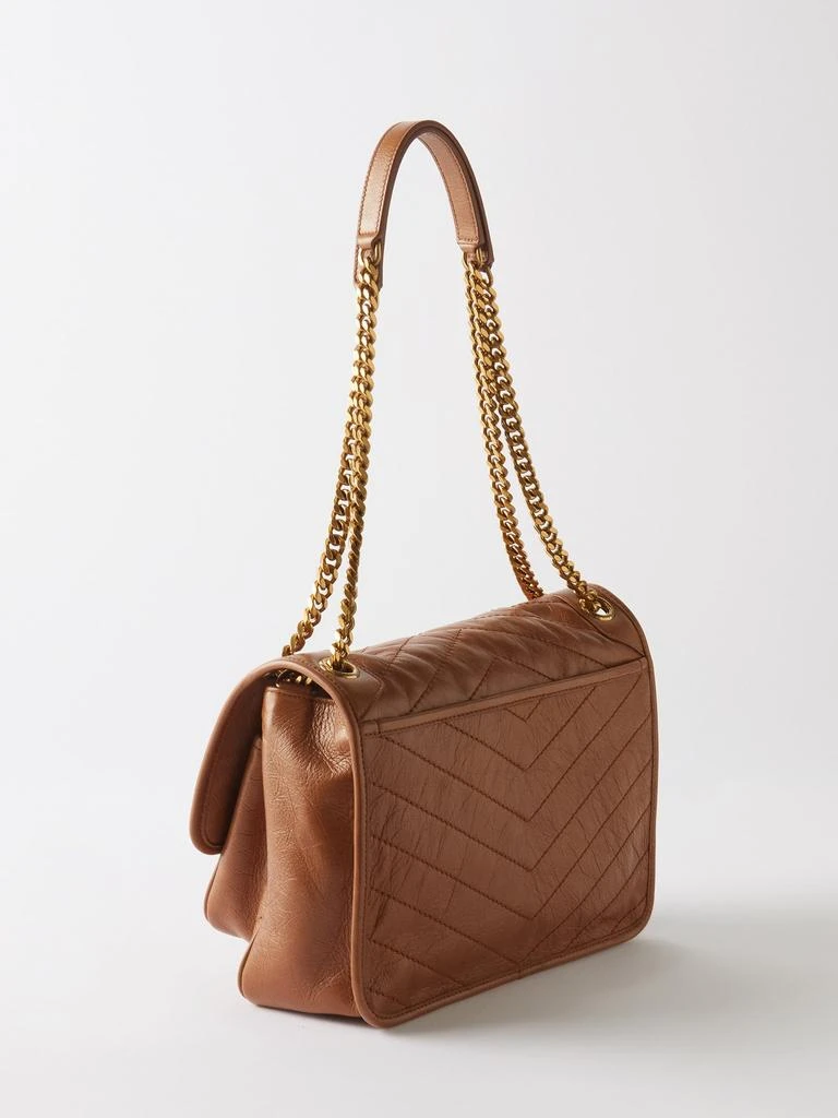 商品Yves Saint Laurent|Niki medium YSL crinkled-leather shoulder bag,价格¥27905,第4张图片详细描述