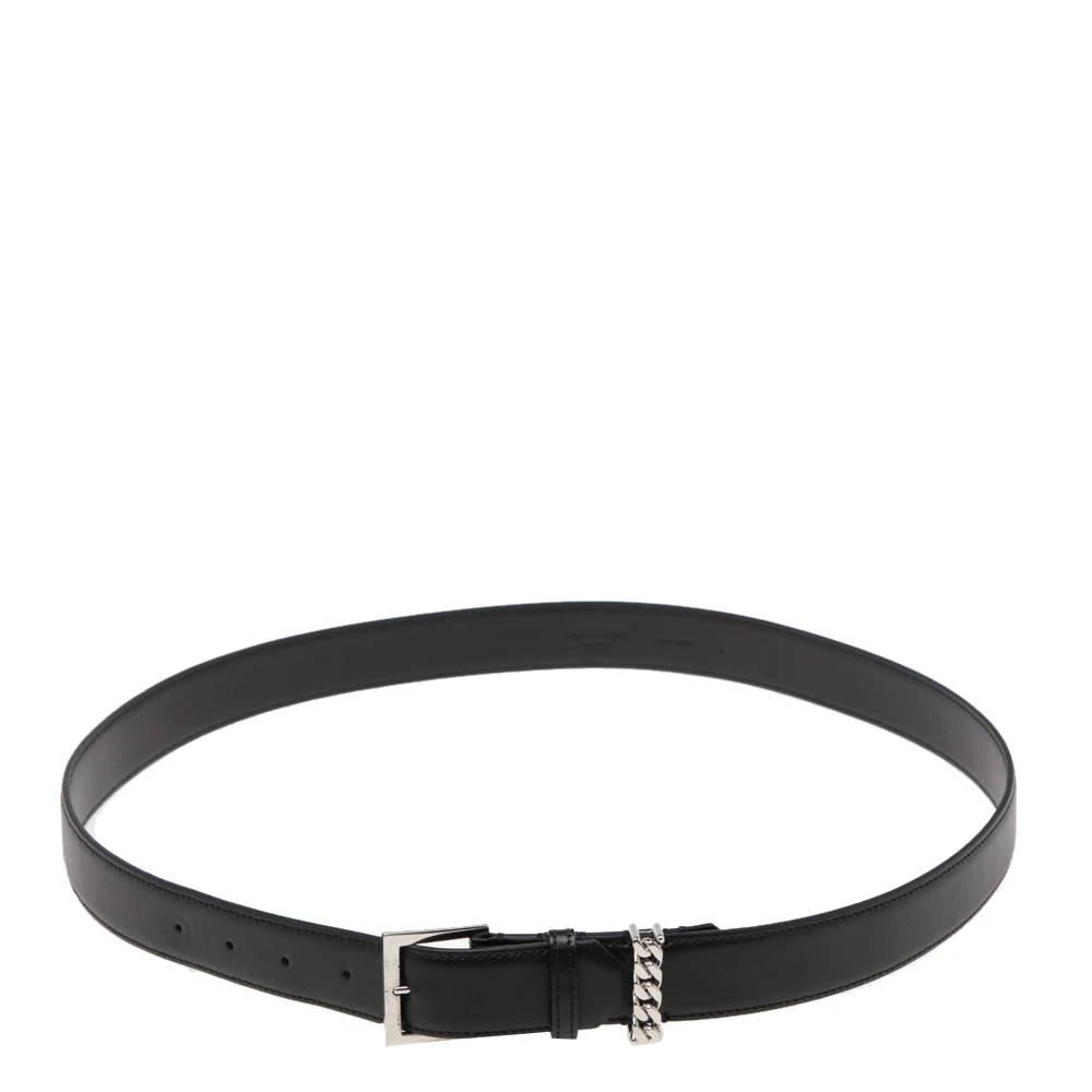 商品[二手商品] Burberry|Burberry Black Leather Grace Buckle Belt L,价格¥1340,第1张图片