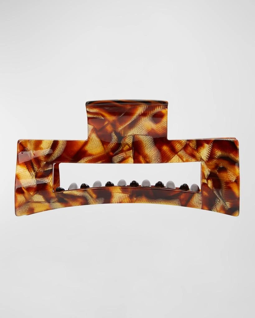 商品France Luxe|Large Cutout Rectangle Jaw Hair Clip,价格¥456,第1张图片