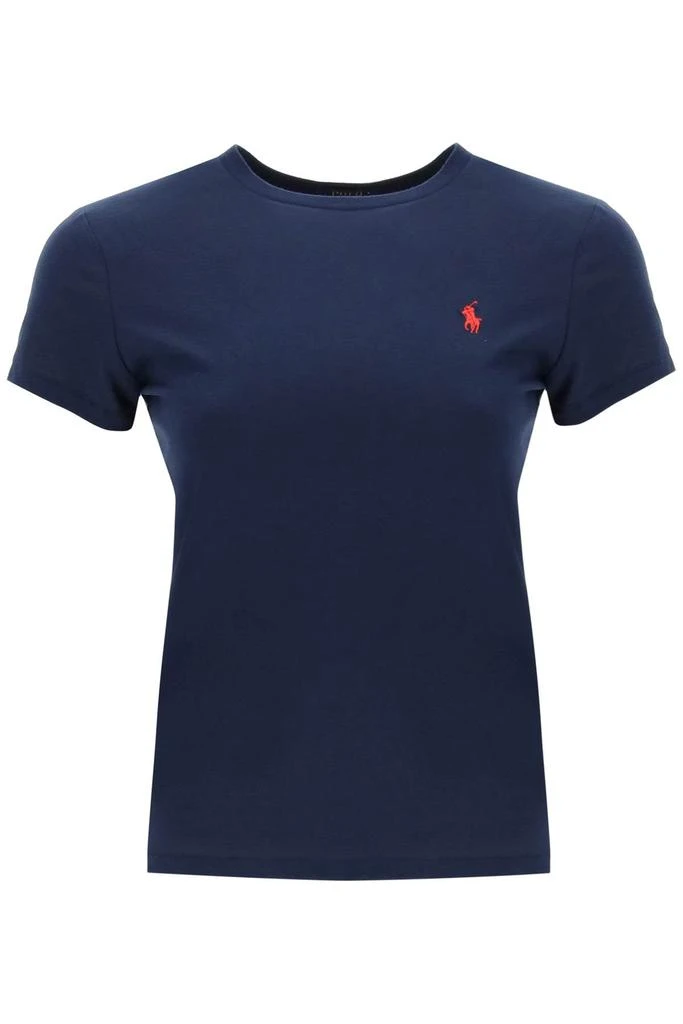 商品Ralph Lauren|Logo Embroidered Basic T Shirt,价格¥639,第1张图片
