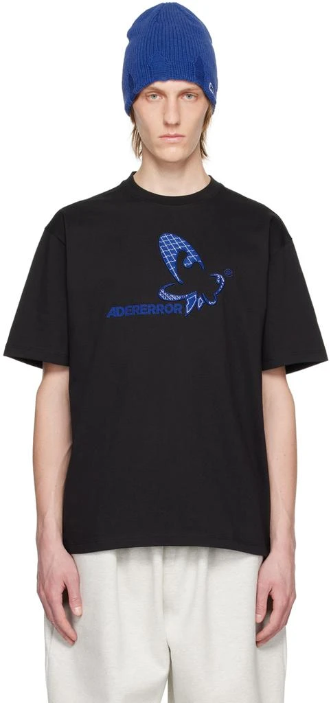 商品ADER error|Black Appliqué T-Shirt,价格¥907,第1张图片