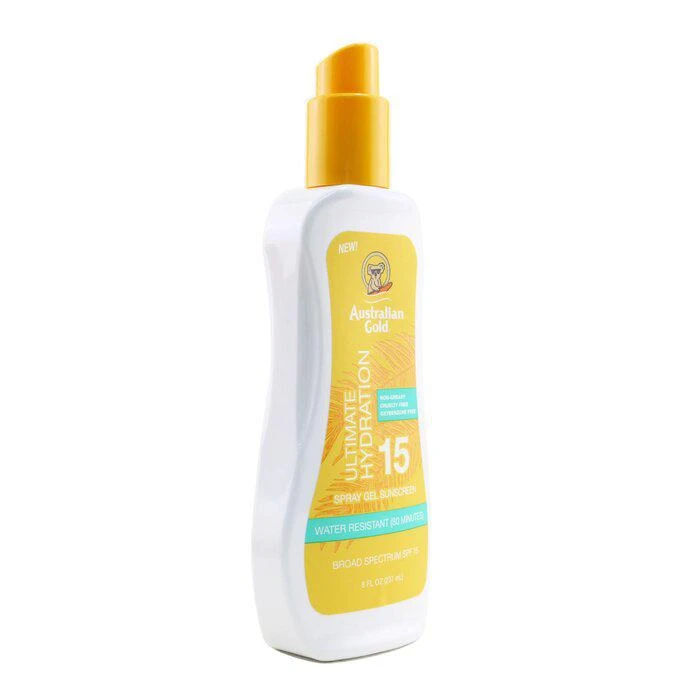 商品Australian Gold|Australian Gold 防晒喷雾 SPF15 （保湿版） 237ml/8oz,价格¥112,第2张图片详细描述