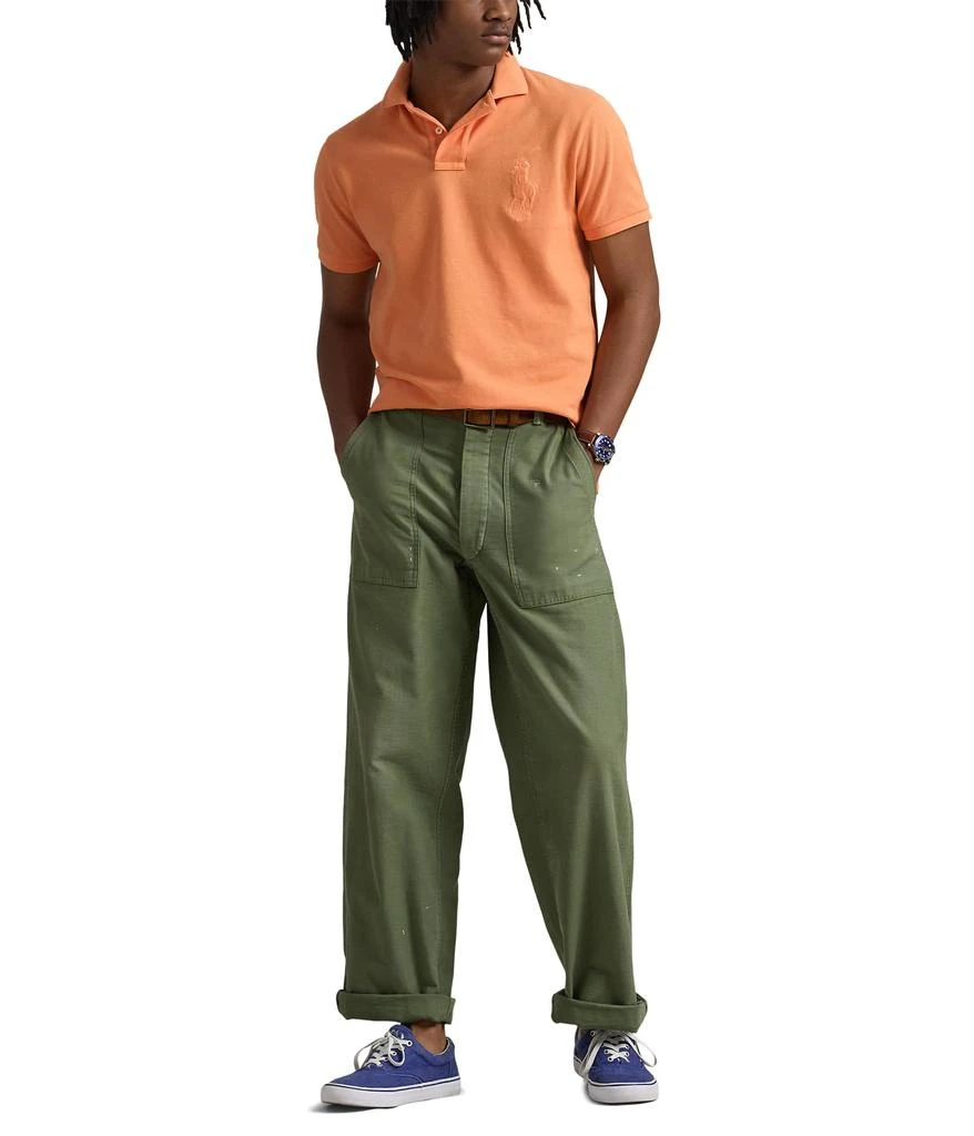 商品Ralph Lauren|Custom Slim Fit Big Pony Mesh Polo Shirt,价格¥889,第4张图片详细描述