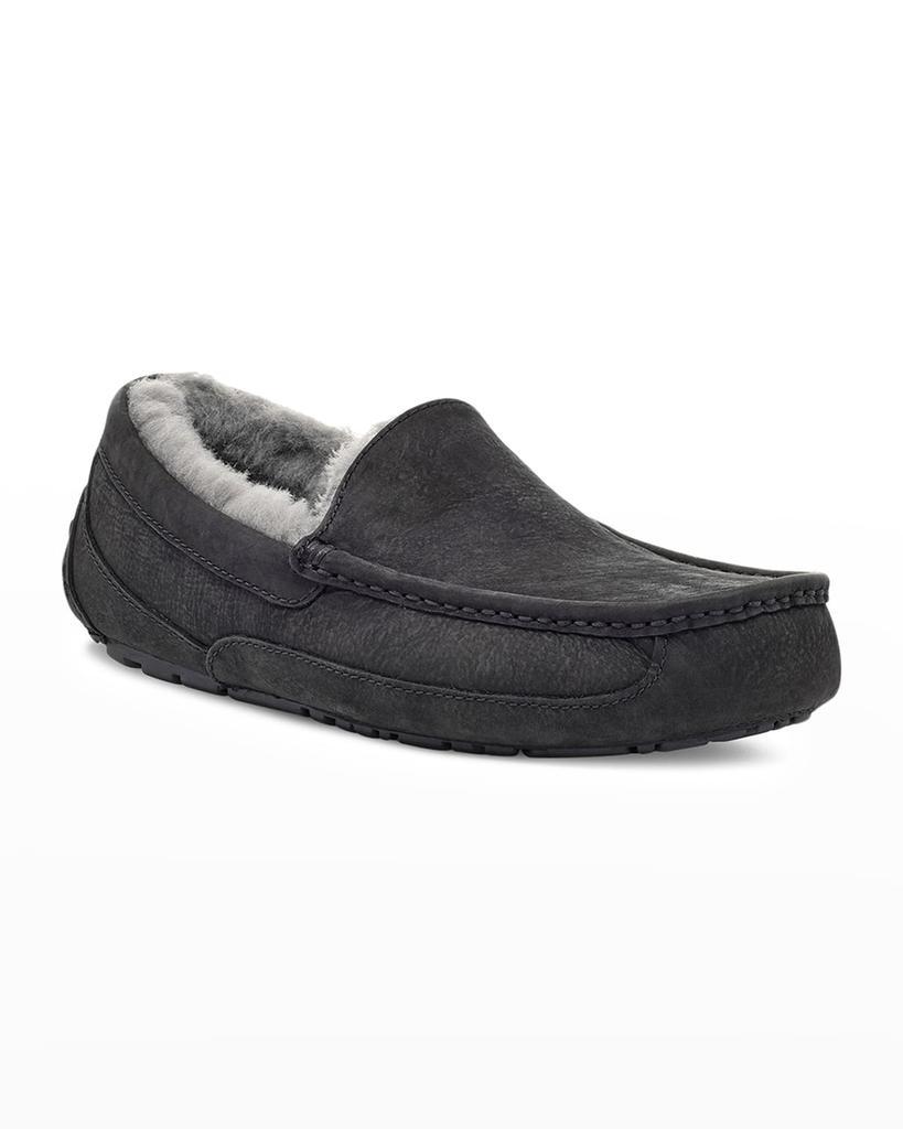 商品UGG|Men's Ascot Leather Slippers,价格¥884,第1张图片