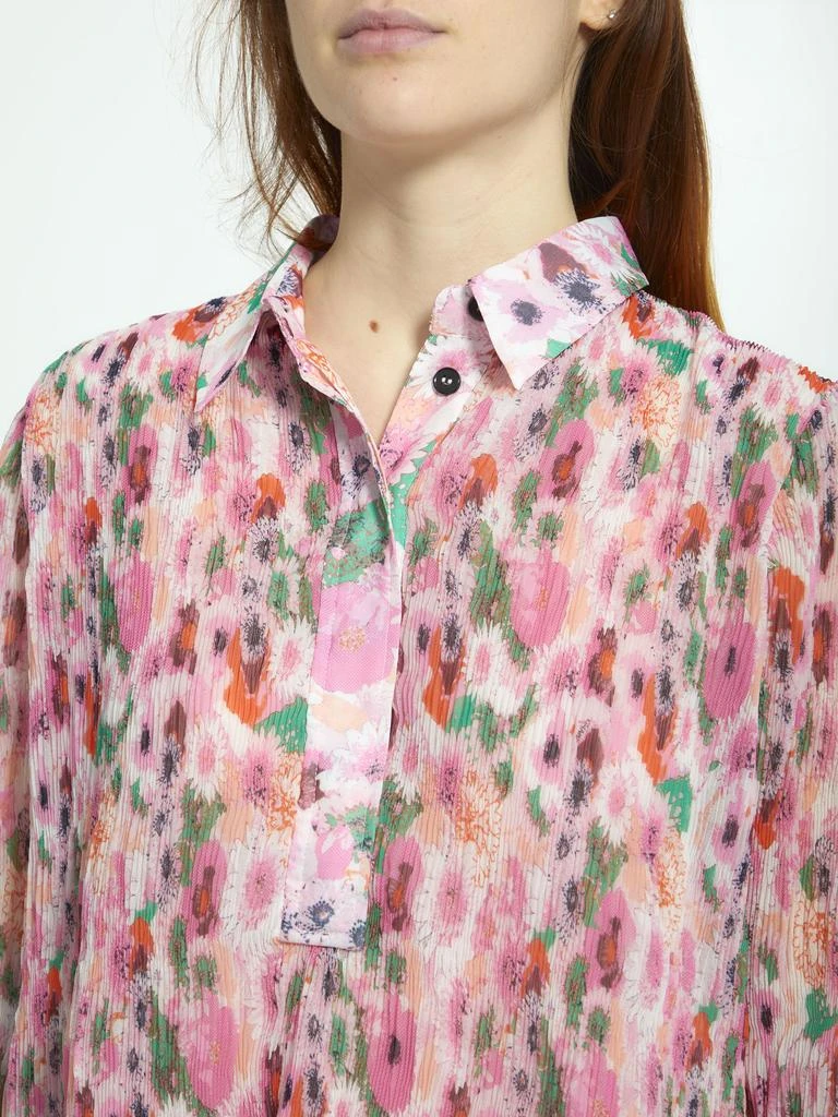 商品Ganni|Pleated georgette blouse,价格¥672,第4张图片详细描述