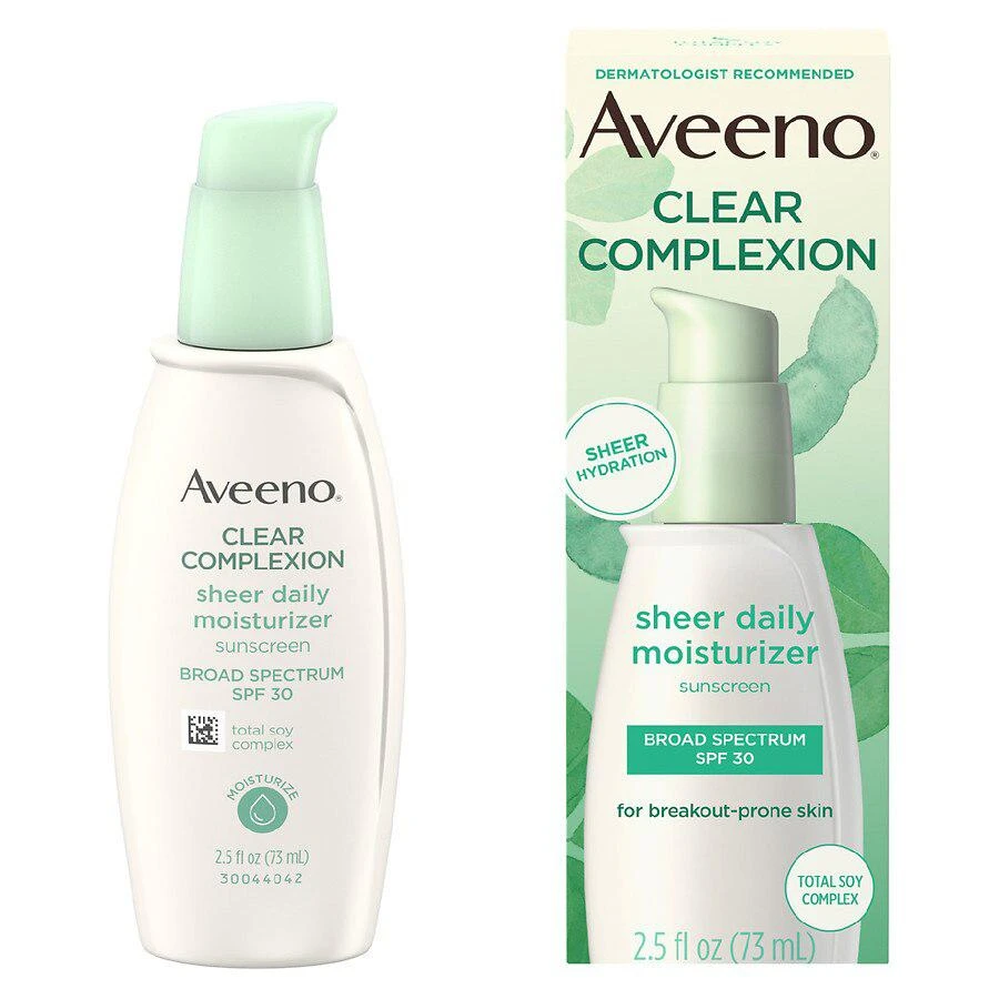 商品Aveeno|Clear Complexion Moisturizer With SPF 30 Sunscreen,价格¥155,第2张图片详细描述