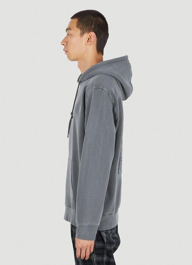 Verse Patch Hooded Sweatshirt in Grey商品第3张图片规格展示