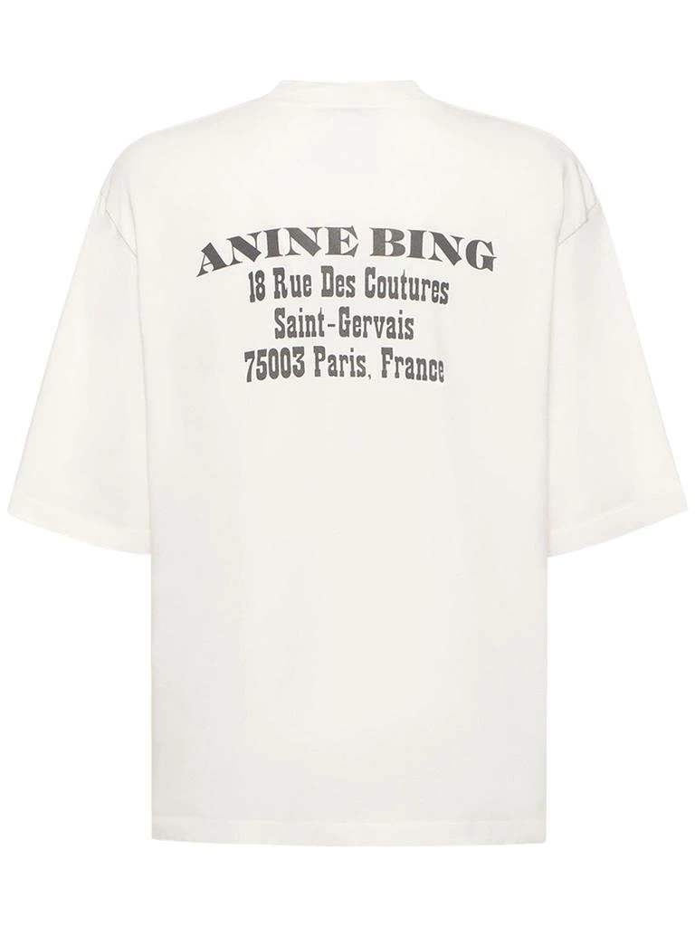 商品ANINE BING|Avi Cotton Jersey T-shirt,价格¥708,第4张图片详细描述