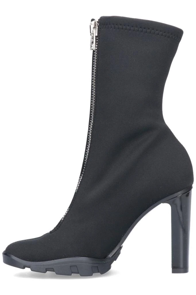 商品Alexander McQueen|Alexander McQueen Front Zipped Heeled Boots,价格¥3117,第3张图片详细描述