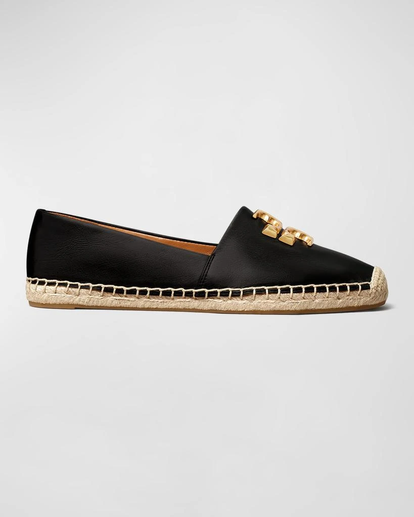 商品Tory Burch|Eleanor Leather Medallion Loafer Espadrilles,价格¥985,第1张图片