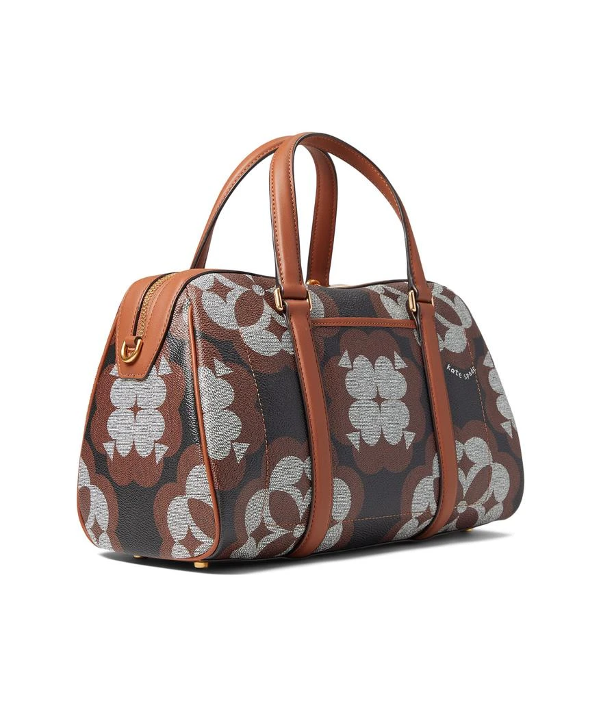商品Kate Spade|Oversized Spade Flower Monogram Coated Canvas Eleanor Medium Satchel,价格¥1750,第2张图片详细描述