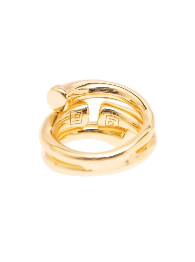 商品FEDERICA TOSI|'New Tube' Gold-Colored Ring In 18K Gold-Plated Bronze Woman,价格¥1148,第3张图片详细描述