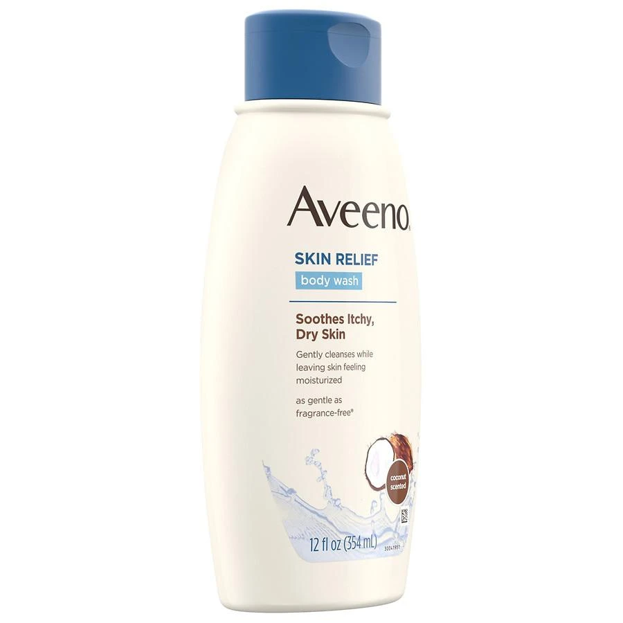 商品Aveeno|Skin Relief Oat Body Wash With Coconut Scent Nourishing Coconut,价格¥62,第4张图片详细描述