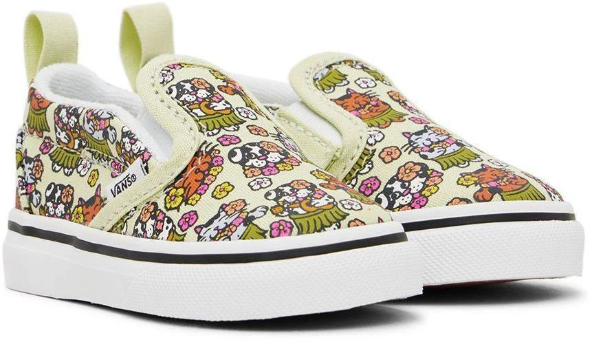 商品Vans|Baby Green Animals Slip-On V Sneakers,价格¥244,第4张图片详细描述