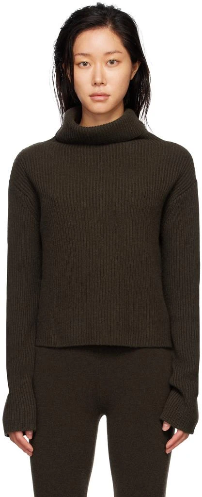 商品Lisa Yang|Brown Ella Turtleneck,价格¥1756,第1张图片