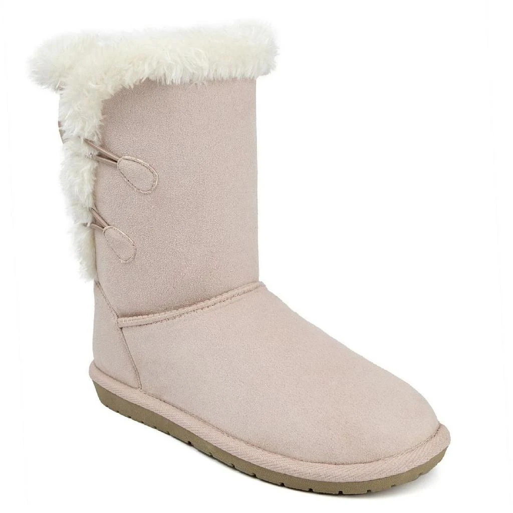 商品Sugar|Sugar Womens Marty Faux Suede Winter & Snow Boots,价格¥75,第4张图片详细描述