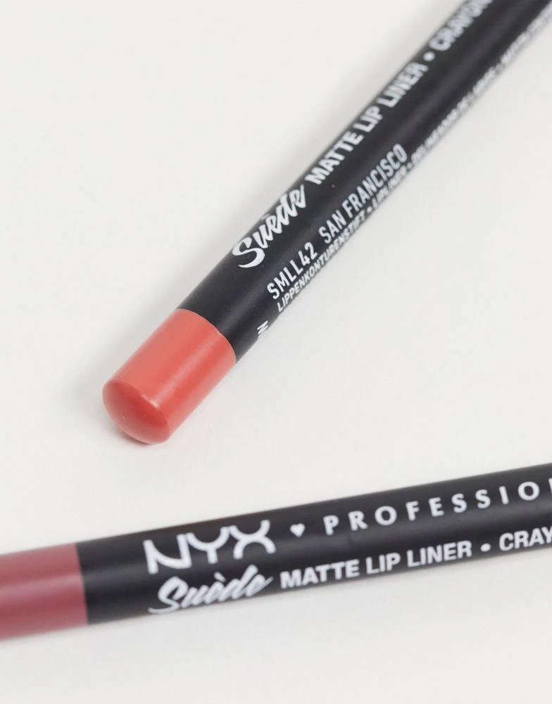 商品NYX Professional Makeup|NYX Professional Makeup Suede Matte Lip Liner - San Francisco,价格¥40,第3张图片详细描述
