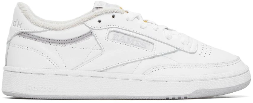 商品Reebok|White Eames Edition Club C 85 Sneakers,价格¥406,第1张图片