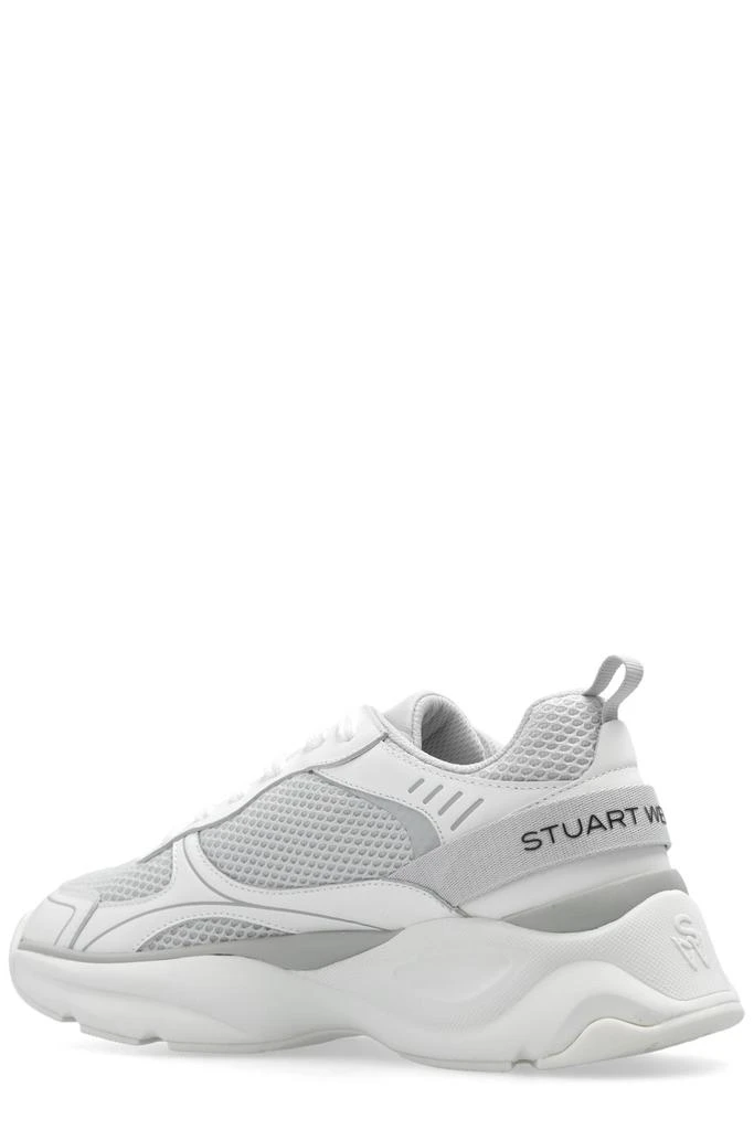 商品Stuart Weitzman|Stuart Weitzman Logo Patch Mesh Trainer Sneakers,价格¥1479,第3张图片详细描述