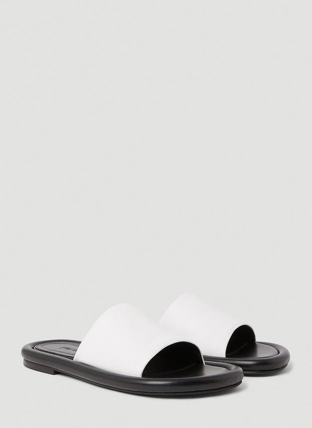 Bumper Flat Sandals in White商品第2张图片规格展示