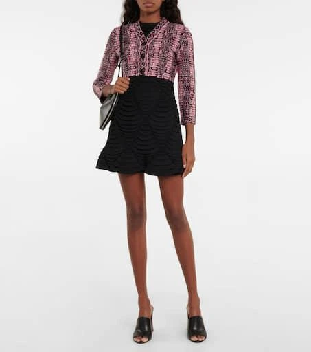 商品Alaïa|Jacquard cropped cardigan,价格¥12301,第2张图片详细描述