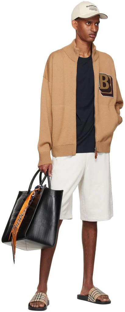 商品Burberry|海军蓝有机棉 T 恤,价格¥3322,第4张图片详细描述