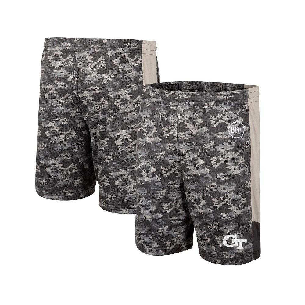 商品Colosseum|Men's Camo Georgia Tech Yellow Jackets OHT Military-Inspired Appreciation Terminal Shorts,价格¥271,第1张图片