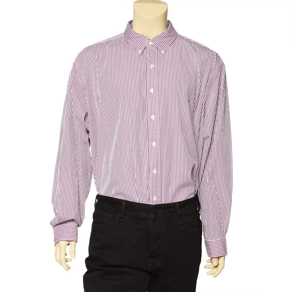 商品[二手商品] Ralph Lauren|Ralph Lauren Purple Striped Cotton Button Front Shirt 3XB,价格¥869,第1张图片