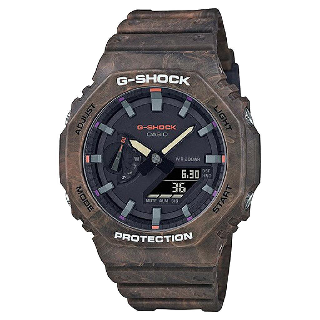 商品G-Shock|G-Shock GA2100FR-5A - Brown/Orange,价格¥888,第1张图片