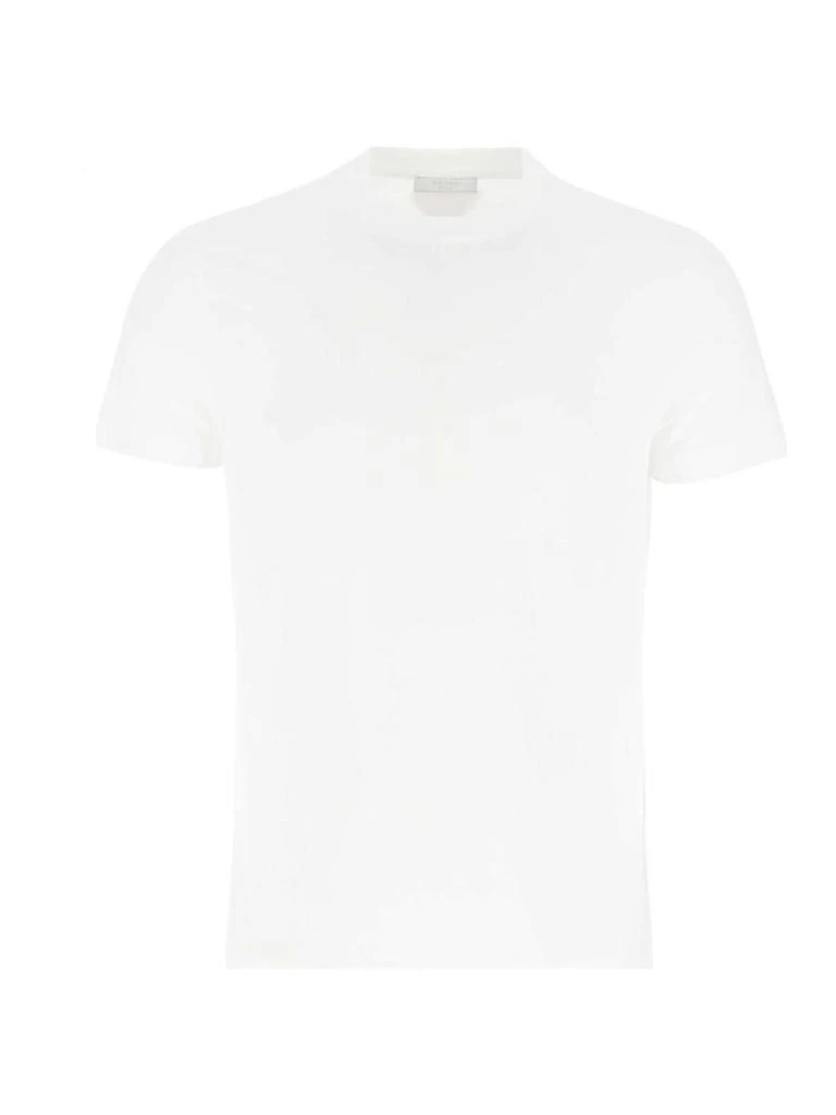 商品Prada|PRADA classic crewneck t-shirt white,价格¥4937,第1张图片